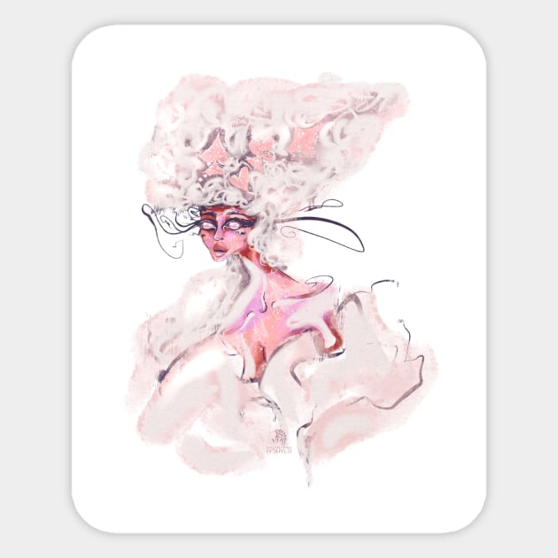 Fashion card queen Sticker by valentyna mohylei